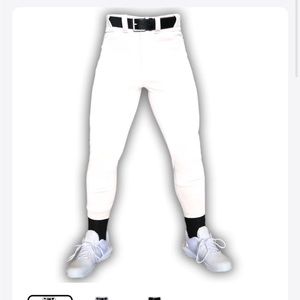 Dirty Mids baseball pants, white. Adult small BRAND NEW